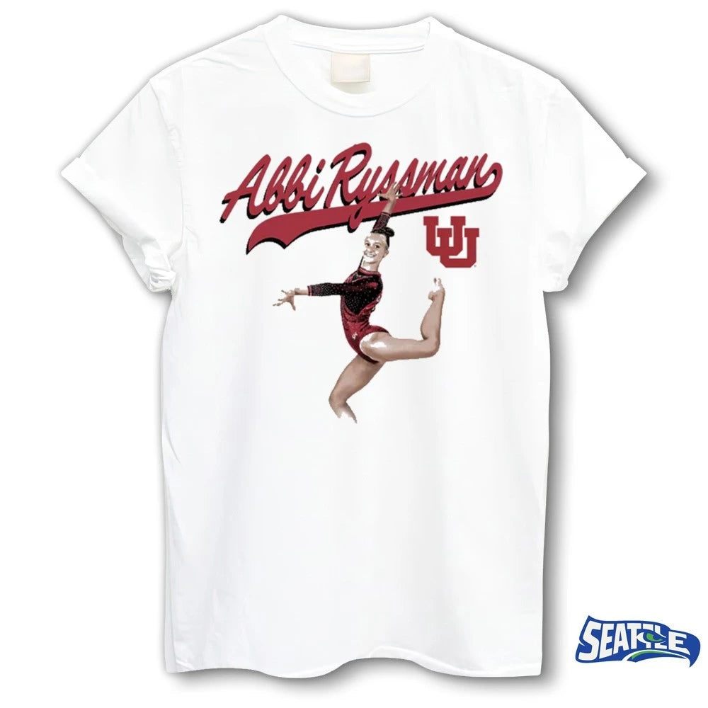 Official Abbi Ryssman Women’s University Of Utah Gymnastics t-shirt