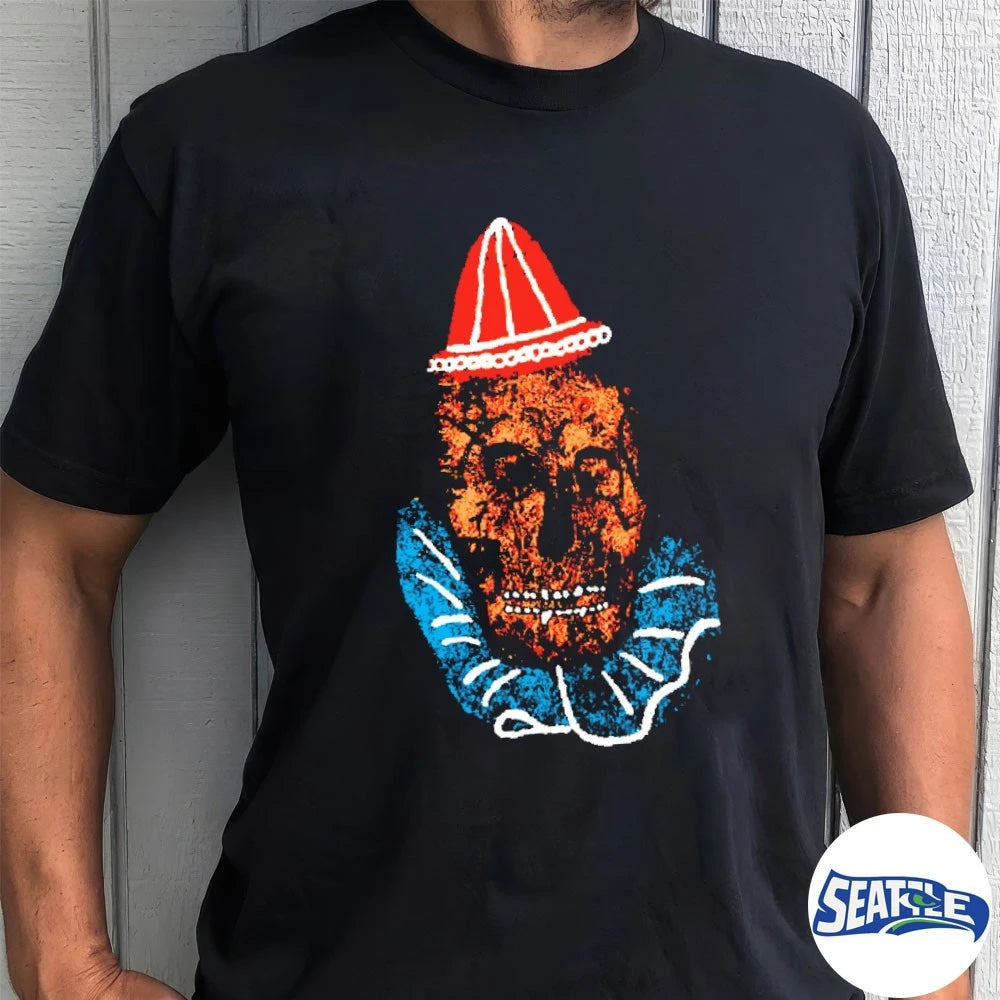 Official Acid Bath Clown Skull Graphic t-shirt