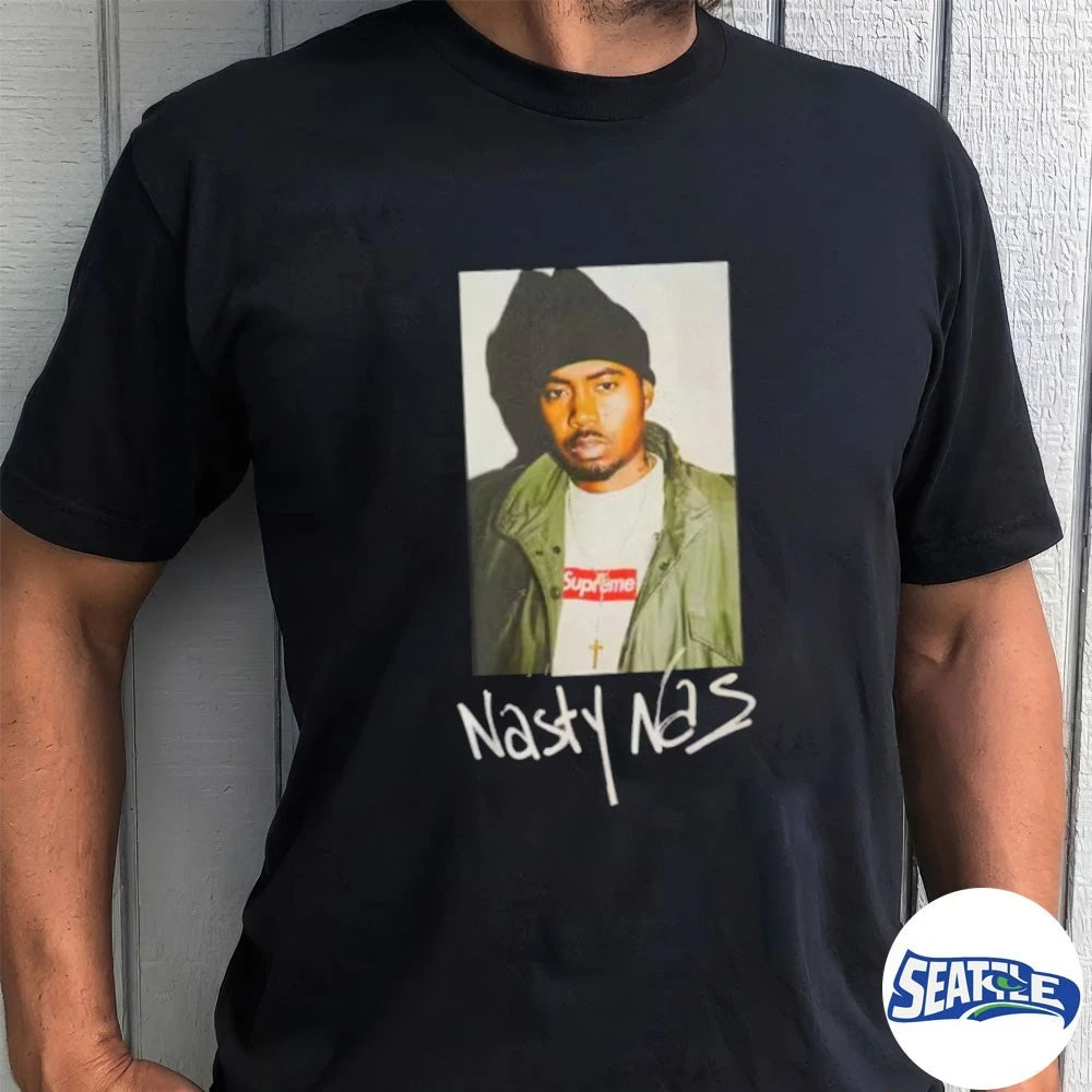 Official Adin Ross Wearing Rapper Nasty Nas t-shirt