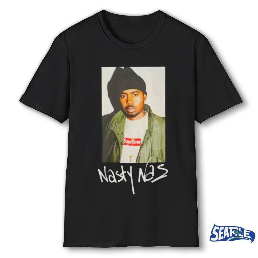 Official Adin Ross Wearing Rapper Nasty Nas t-shirt