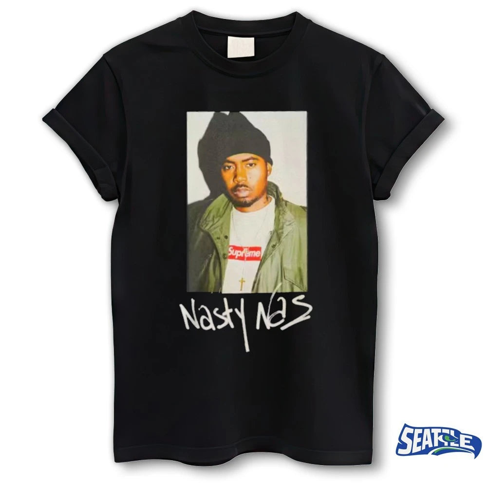 Official Adin Ross Wearing Rapper Nasty Nas t-shirt