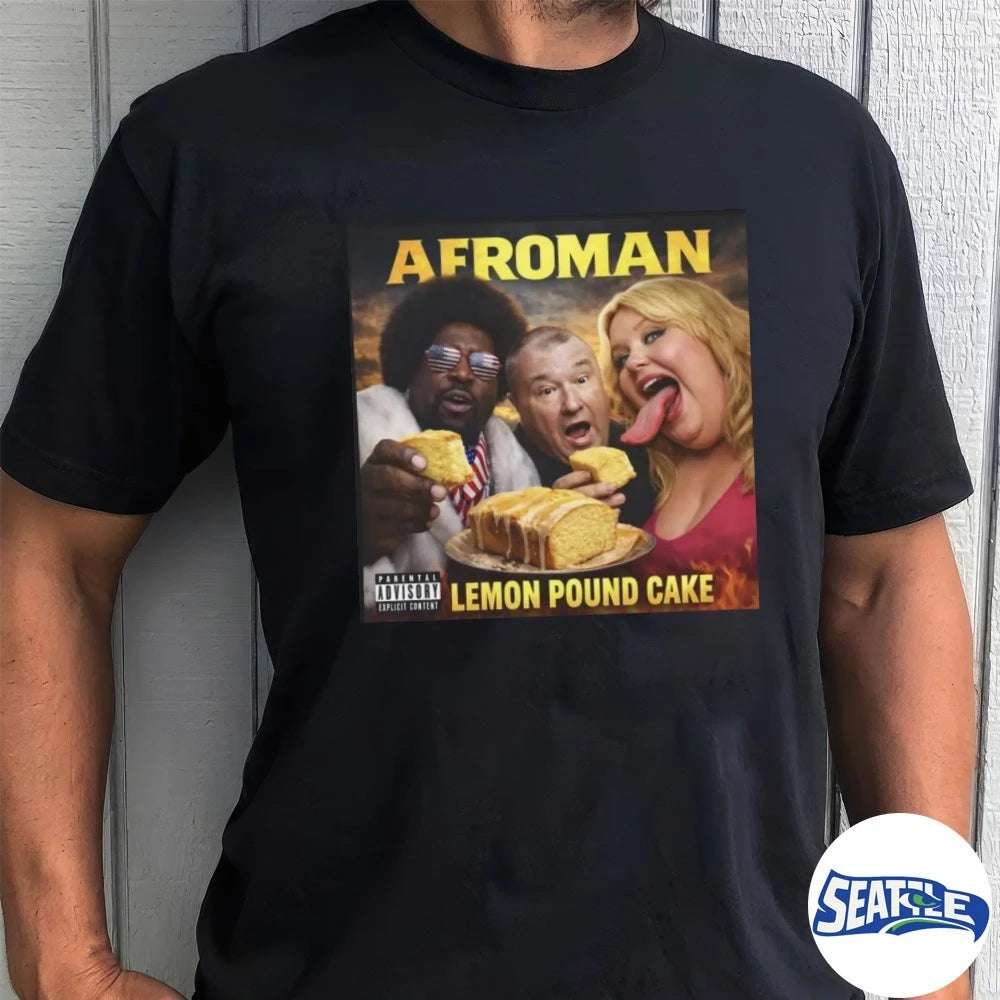 Official Afroman Lemon Pound Cake Parental Advisory Explicit Content t-shirt
