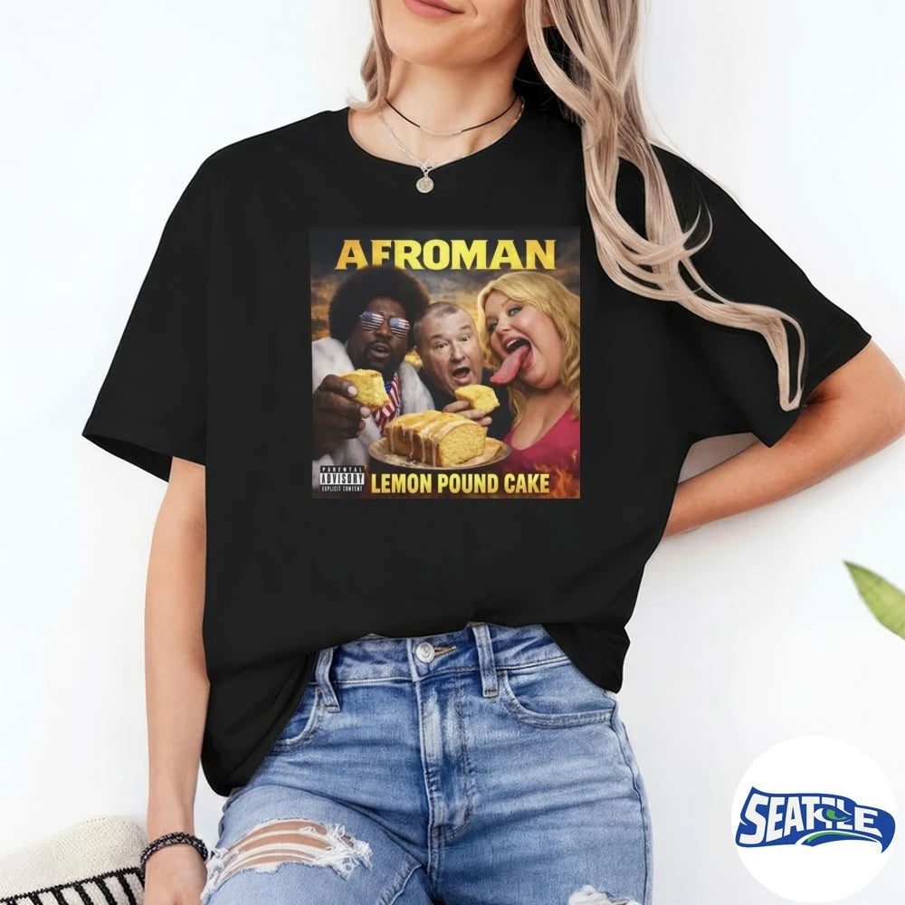 Official Afroman Lemon Pound Cake Parental Advisory Explicit Content t-shirt