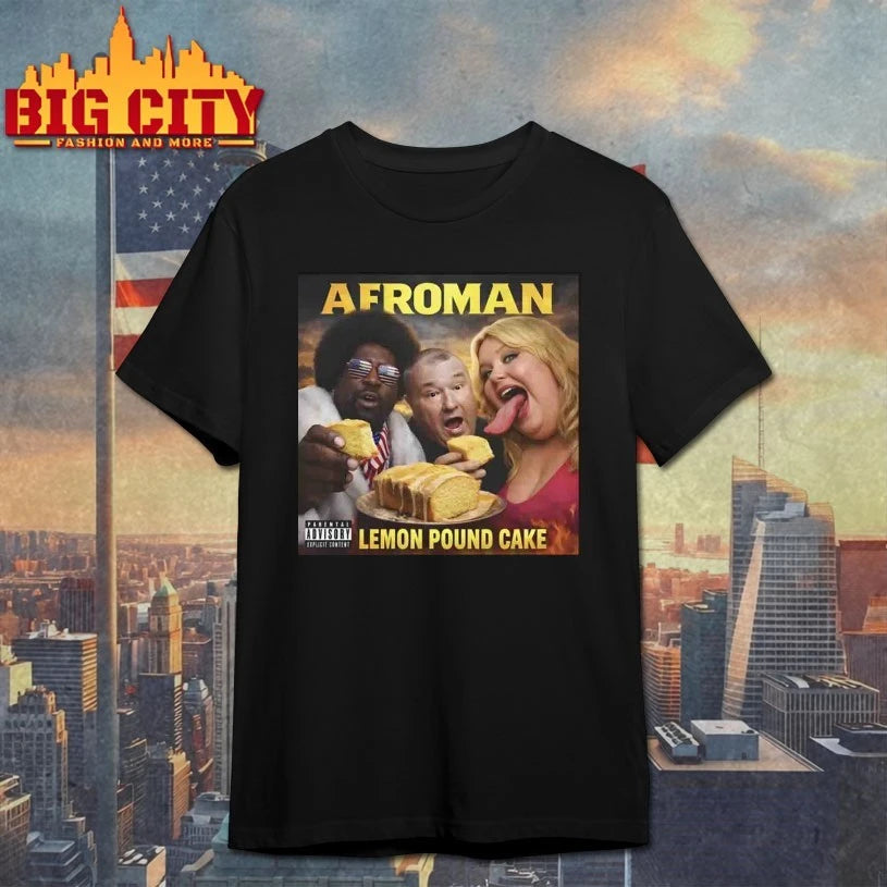 Official Afroman Lemon Pound Cake photo T-shirt
