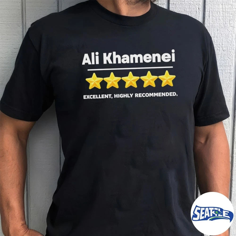 Official Ali Khamenei 5-Star Excellent Highly Recommended t-shirt