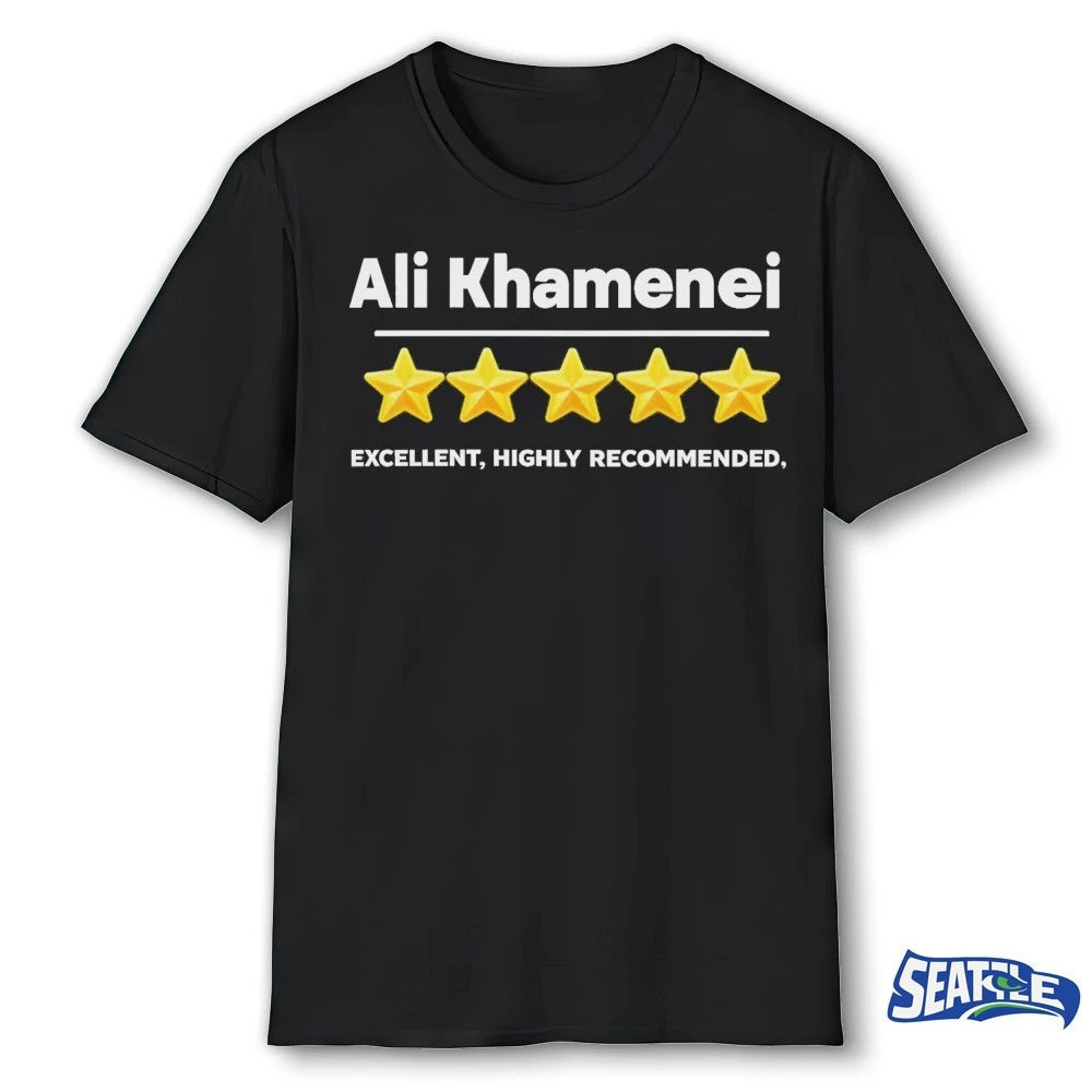 Official Ali Khamenei 5-Star Excellent Highly Recommended t-shirt