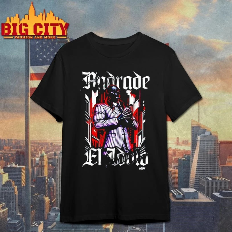 Official Andrade el idolo graphic series T-shirt