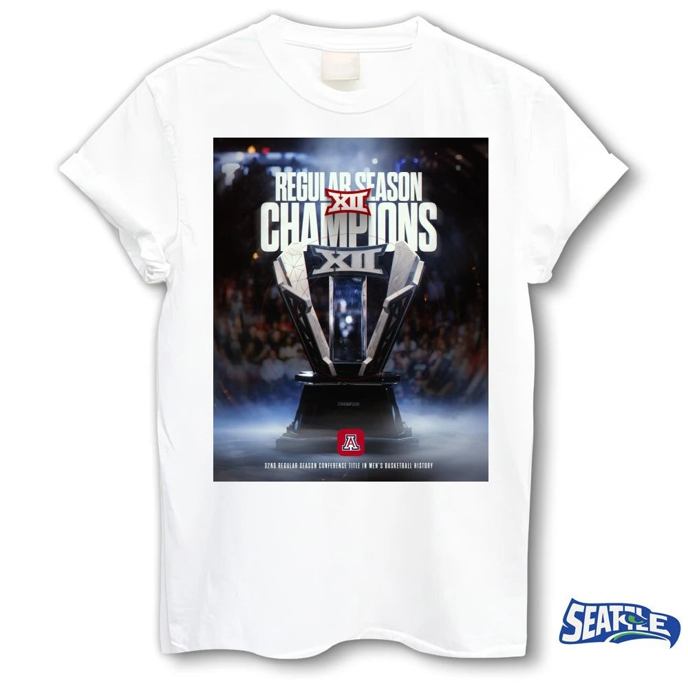 Official Arizona MBB Big Ten 32nd Regular Season Conference Title Champions Poster t-shirt