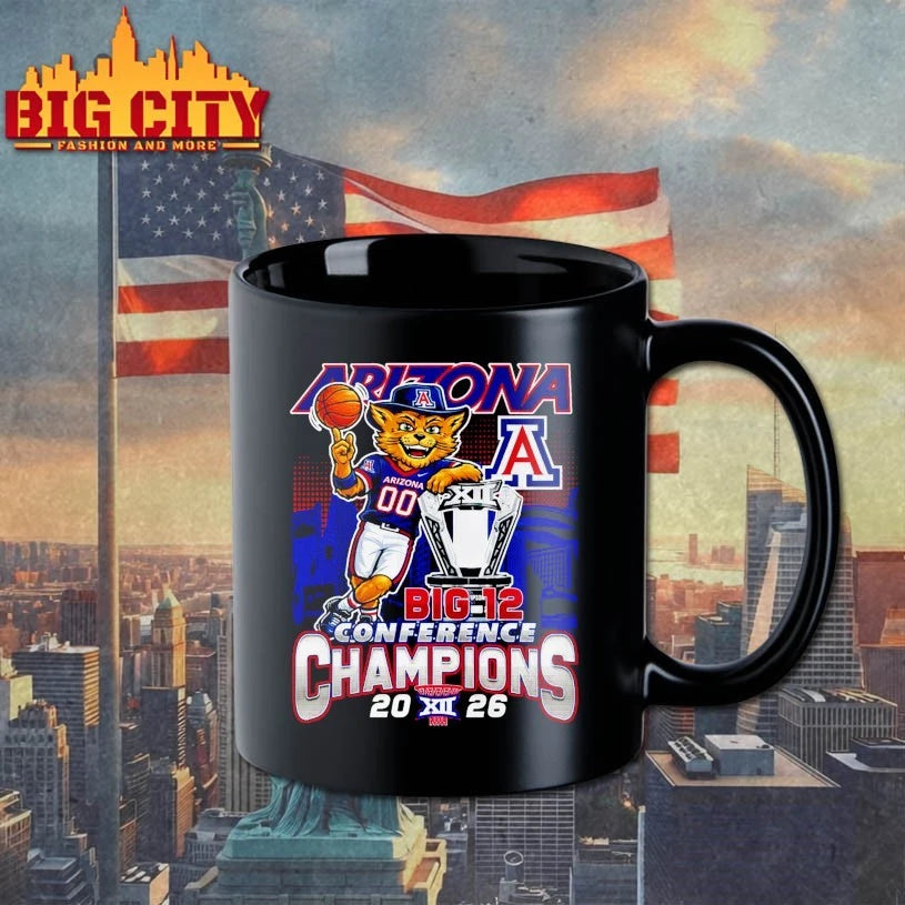 Official Arizona Wildcats Macos big 12 conference champions 2026 T-shirt