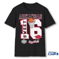 Official Arkansas Razorbacks 2026 NCAA March Madness Sweet 16 Bound No 4 Seed Basketball t-shirt