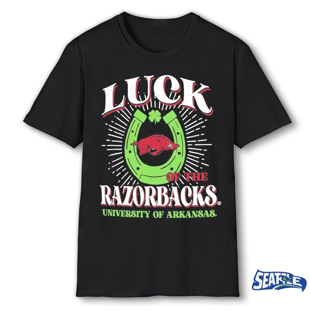 Official Arkansas Razorbacks Luck of the Team The University Of Arkansas t-shirt