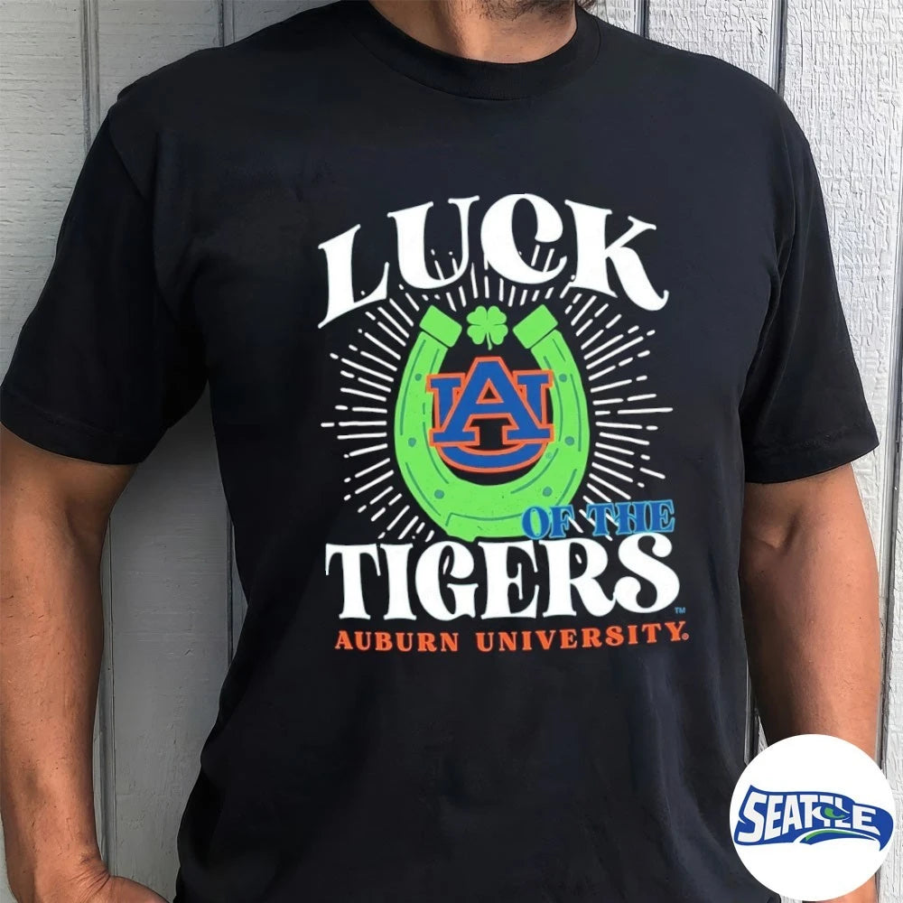Official Auburn Tigers Luck of the Team Auburn University t-shirt