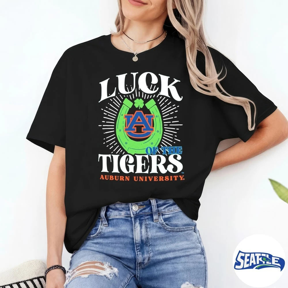 Official Auburn Tigers Luck of the Team Auburn University t-shirt