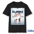 Official Azzi Fudd and Sarah Strong USBWA First Team All-Americans Signatures Poster t-shirt
