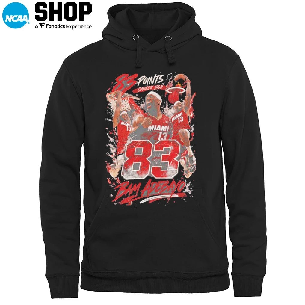 Official Bam Adebayo 83 Points Career High T-Shirt