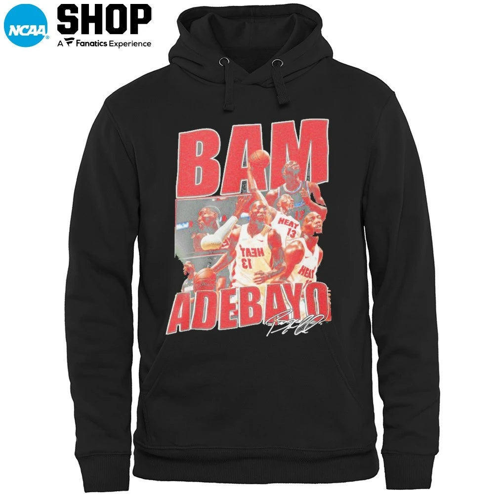 Official Bam Adebayo Miami Heat 83 Signature T-Shirt