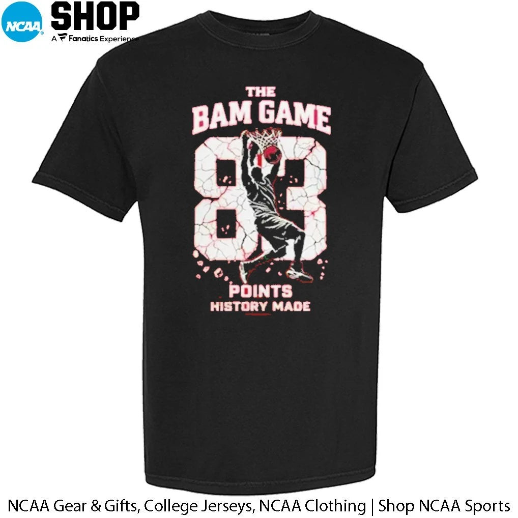 Official Bam Adebayo Miami Heat The Bam Game 83 Point History Made T-Shirt