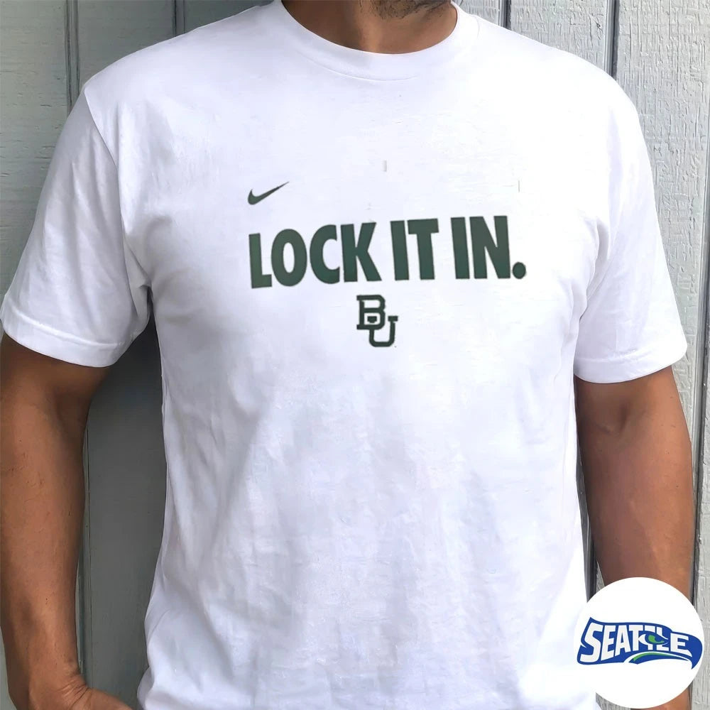 Official Baylor Bears Lock It In 2026 On-Court Bench t-shirt