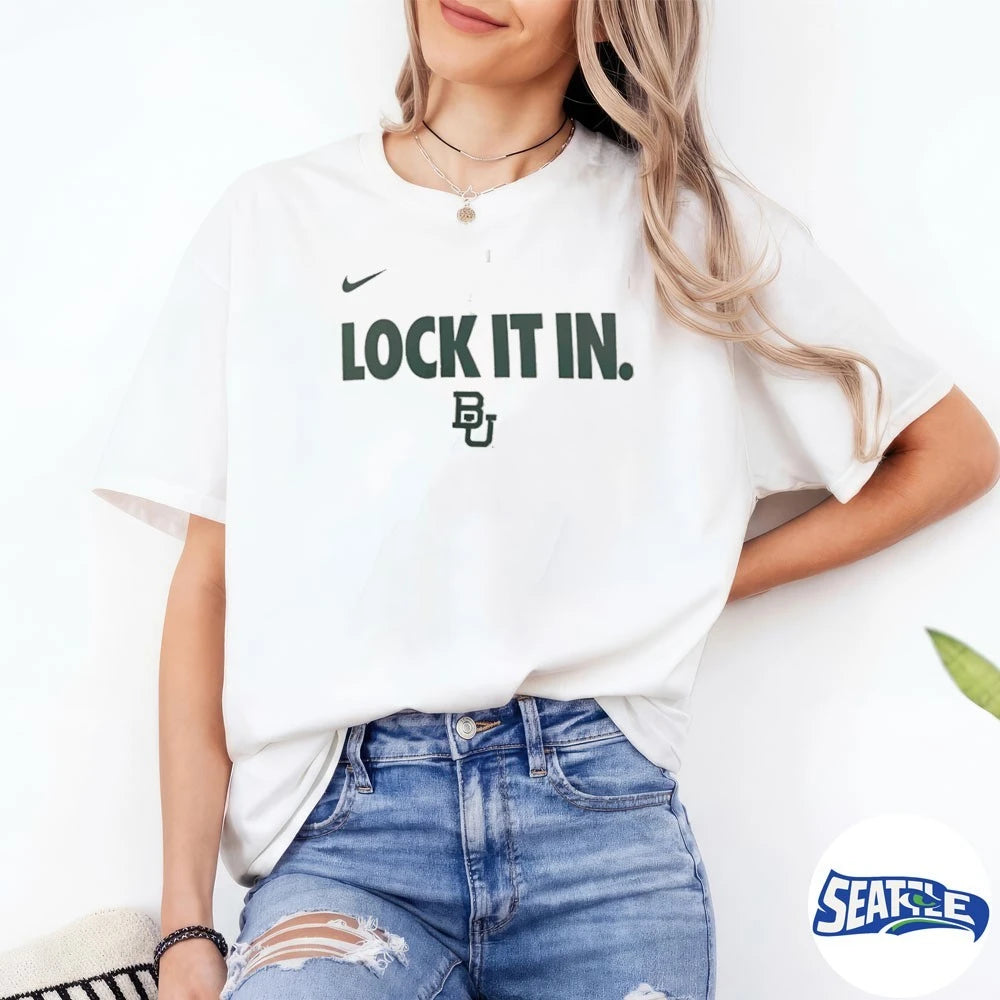 Official Baylor Bears Lock It In 2026 On-Court Bench t-shirt