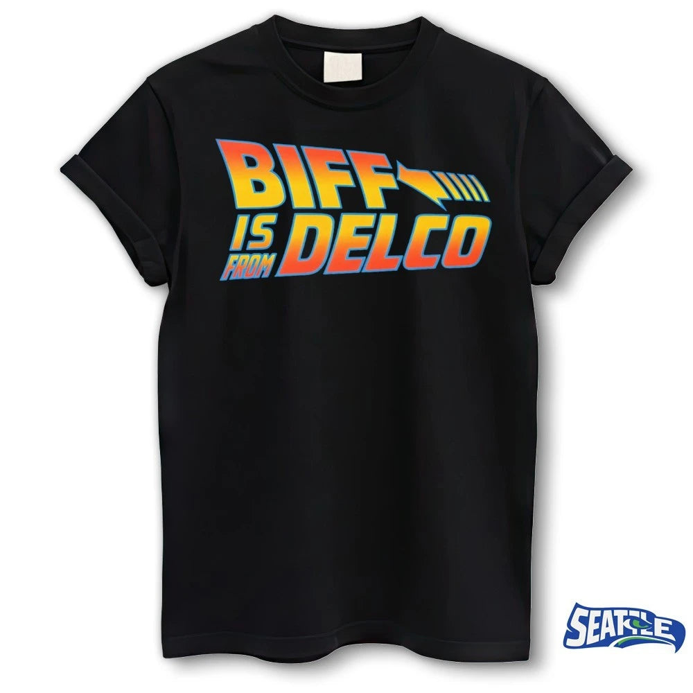 Official Biff is from Delco Back To The Future 2026 t-shirt