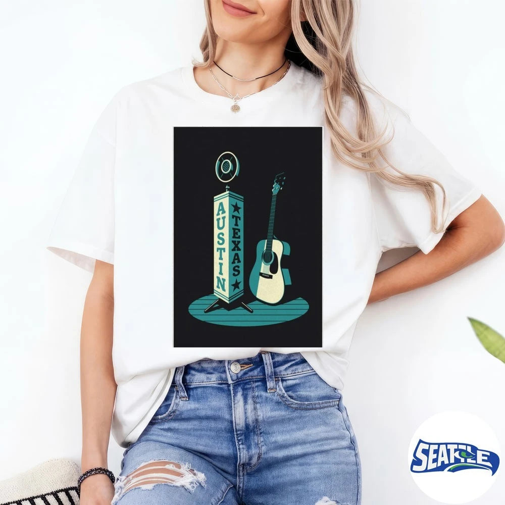 Official Black Licorice Stock Austin, Texas Poster t-shirt