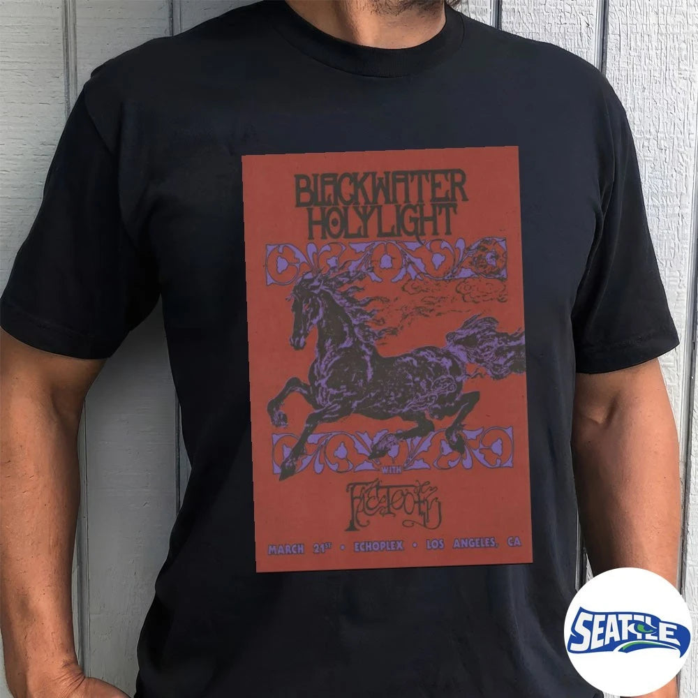 Official Blackwater Holylight Tour Los Angeles CA On March 21 2026 Poster t-shirt