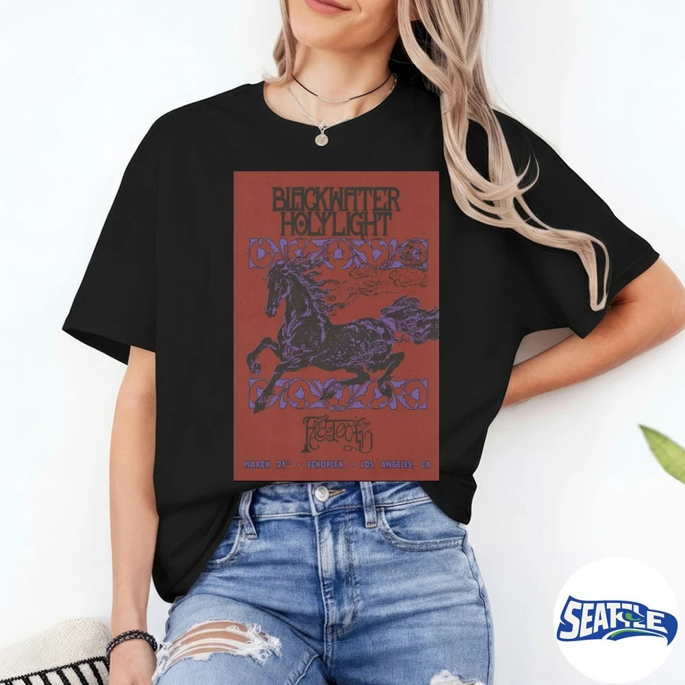 Official Blackwater Holylight Tour Los Angeles CA On March 21 2026 Poster t-shirt