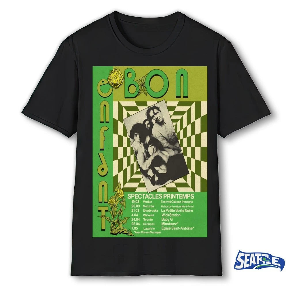 Official Bon Enfant Spectacles Printemps 2026 Tour Poster t-shirt