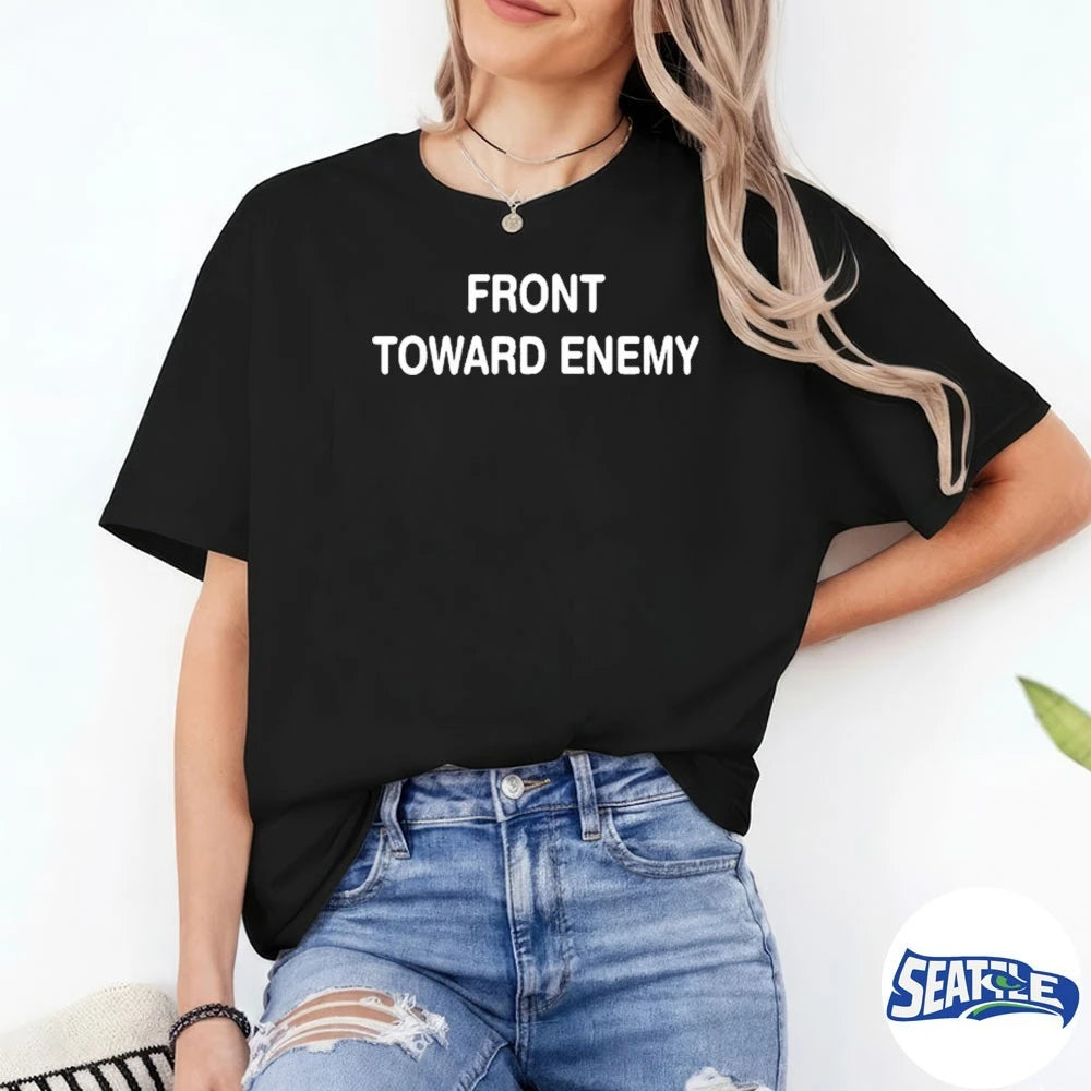 Official Cal Raleigh Seattle Mariners Wearing Front Toward Enemy t-shirt