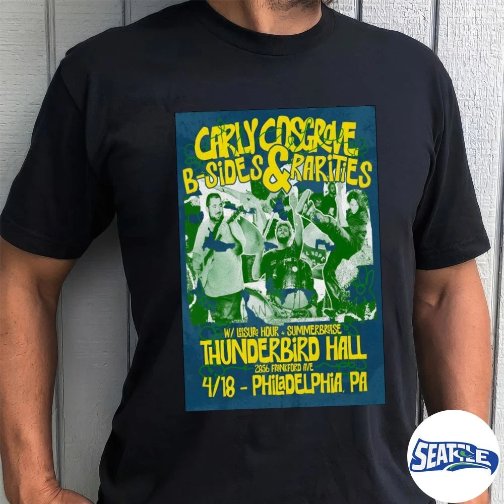Official Carly Cosgrove Thunderbird Hall Philadelphia PA April 8 2026 Poster t-shirt