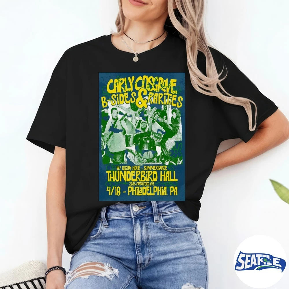 Official Carly Cosgrove Thunderbird Hall Philadelphia PA April 8 2026 Poster t-shirt
