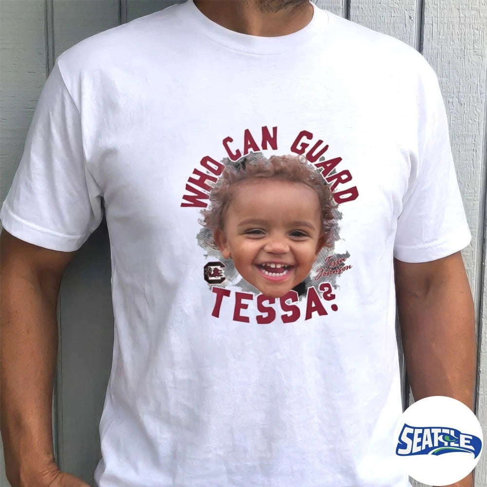 Official Chloe Kitts Who Can Guard Tessa Johnson South Carolina Gamecocks 2026 t-shirt