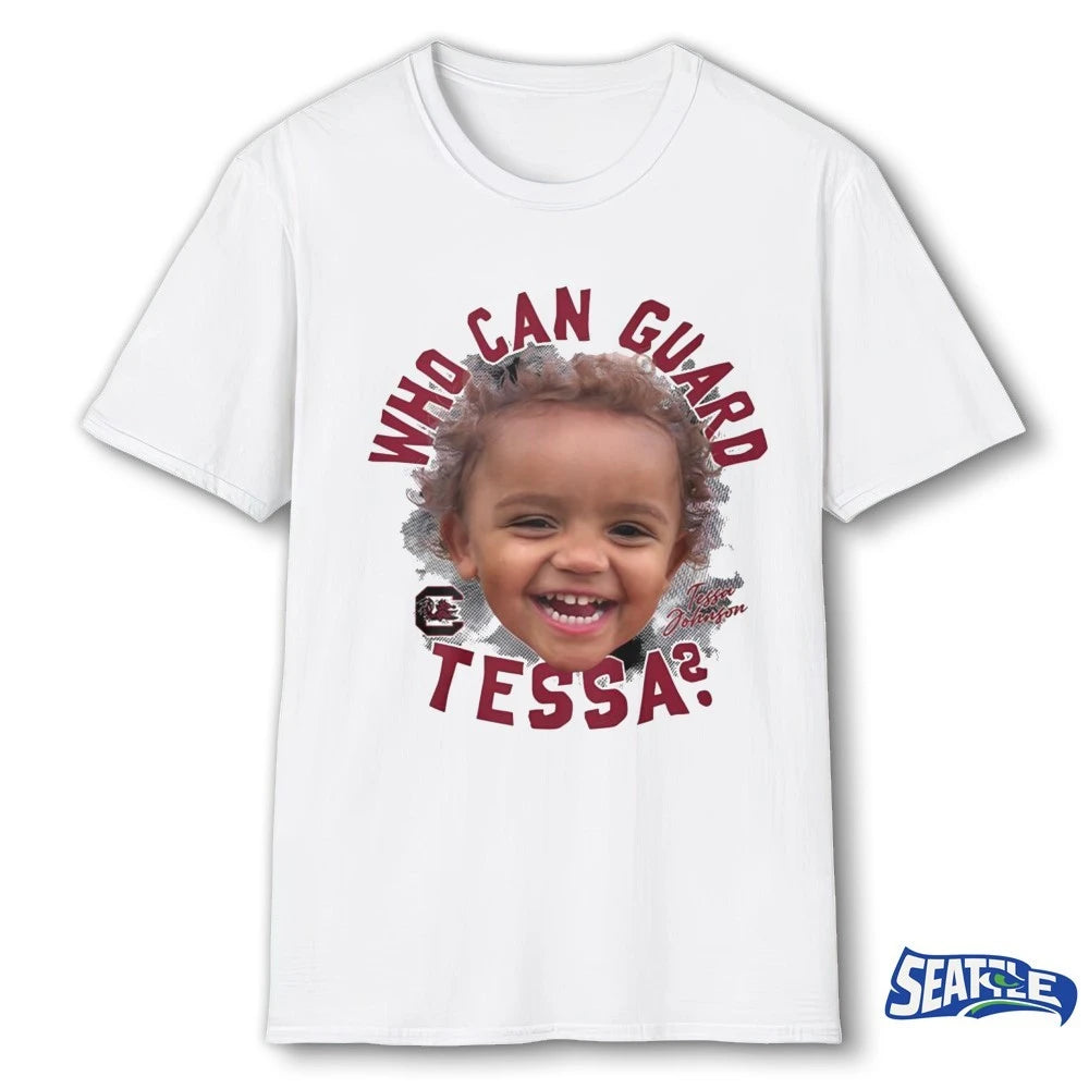 Official Chloe Kitts Who Can Guard Tessa Johnson South Carolina Gamecocks 2026 t-shirt