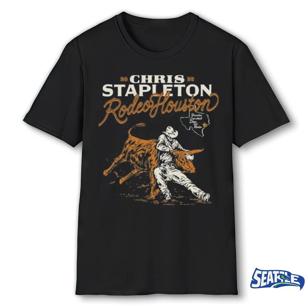 Official Chris Stapleton Rodeo Houston 2026 t-shirt