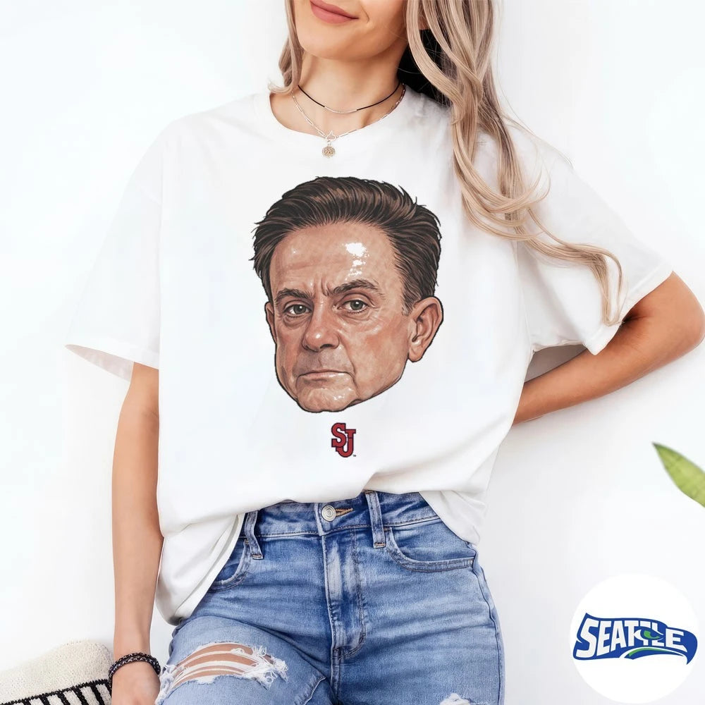 Official Coach Pitino St John’s Red Storm men’s Basketball Bobblehead t-shirt