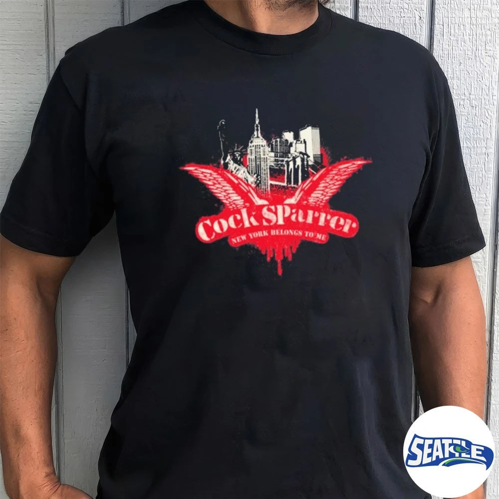 Official Cock Sparrer Tour 2026 New York Belong To Me t-shirt