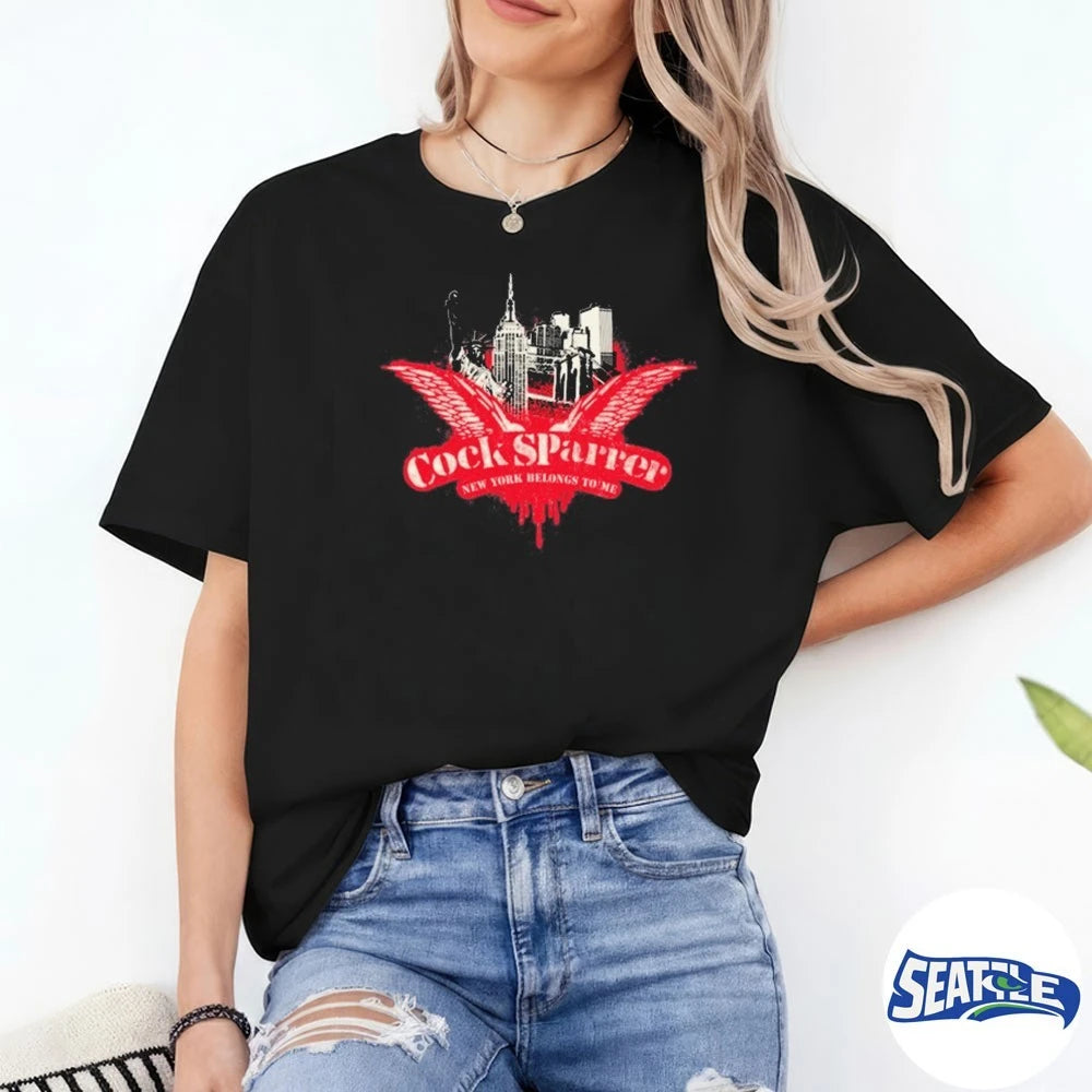 Official Cock Sparrer Tour 2026 New York Belong To Me t-shirt