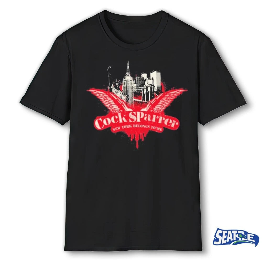 Official Cock Sparrer Tour 2026 New York Belong To Me t-shirt