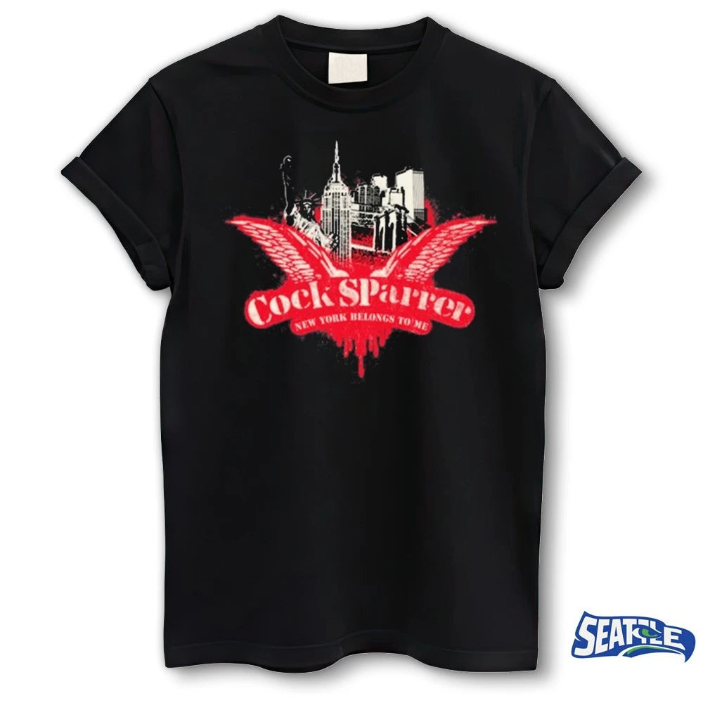 Official Cock Sparrer Tour 2026 New York Belong To Me t-shirt