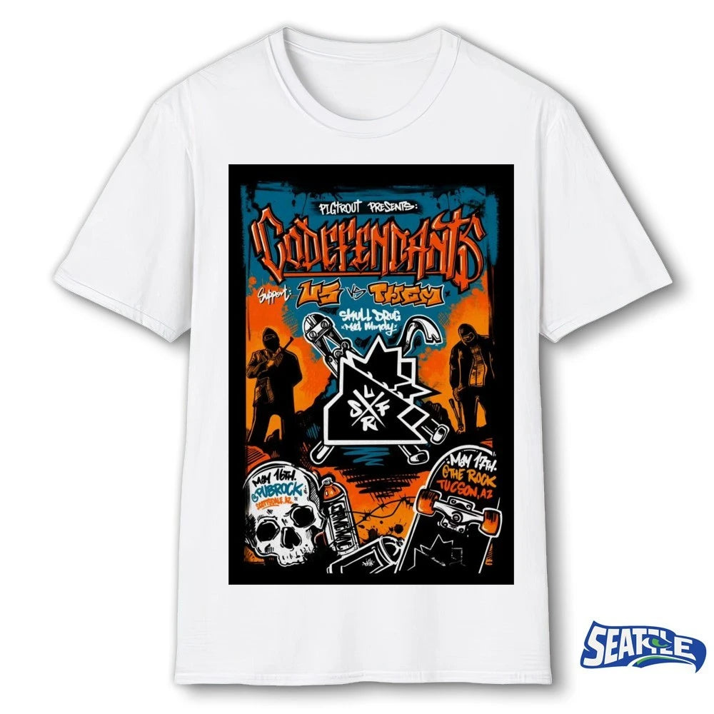 Official Codefendants Arizona Shows May 16-17 2026 Poster t-shirt