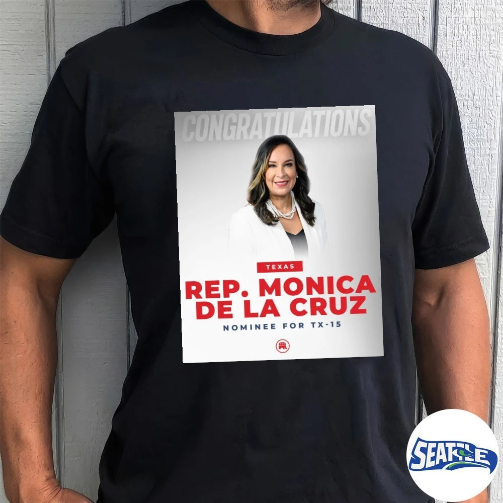 Official Congratulations Texas Rep. Monica De La Cruz Nominee For TZ-15 Poster t-shirt