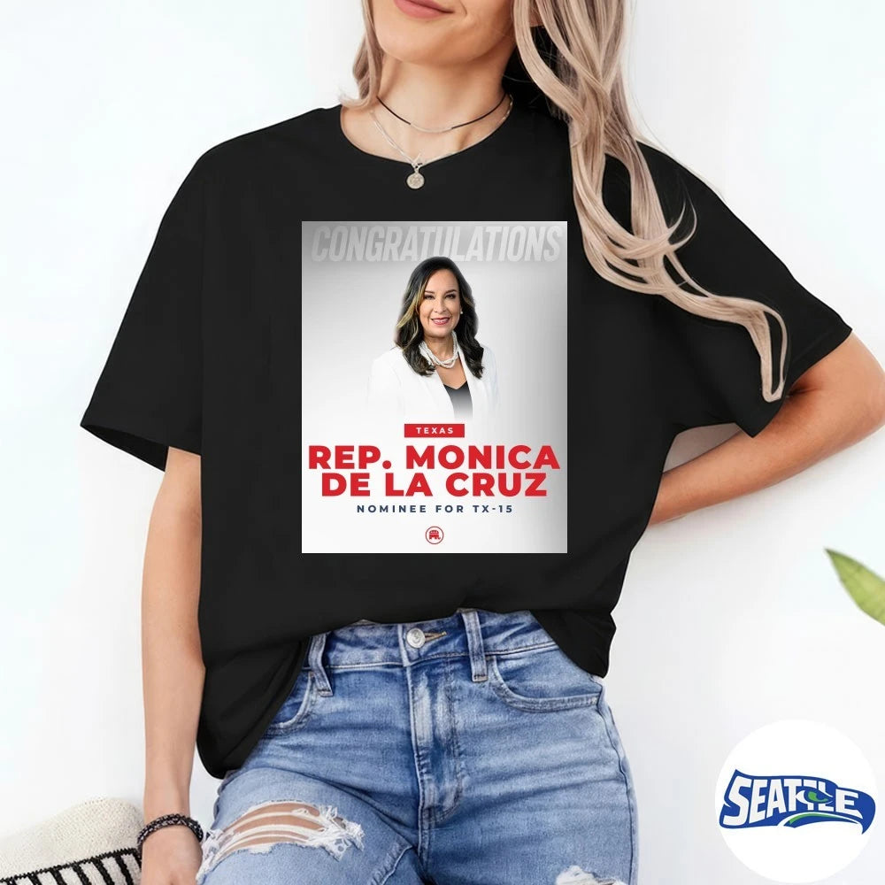 Official Congratulations Texas Rep. Monica De La Cruz Nominee For TZ-15 Poster t-shirt