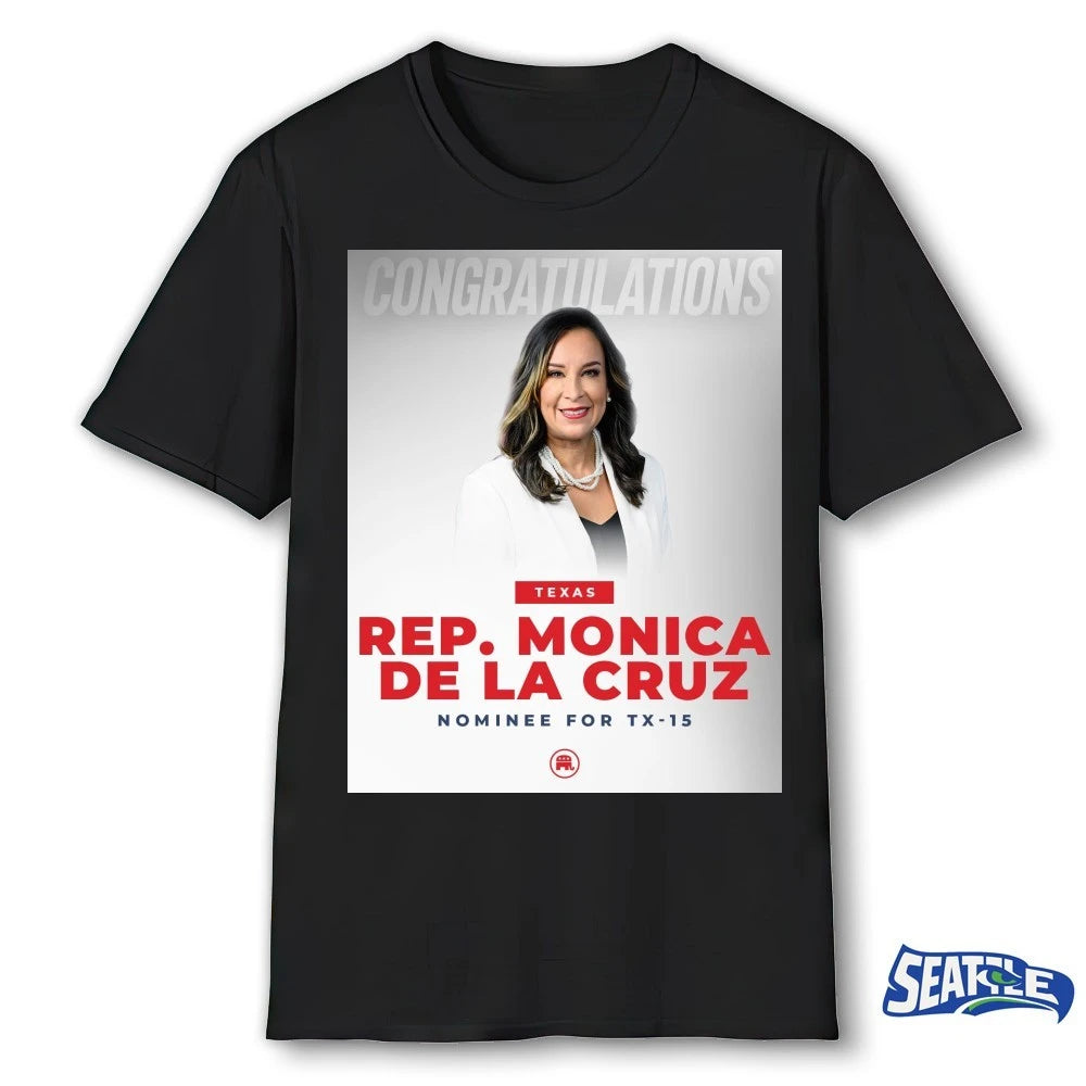 Official Congratulations Texas Rep. Monica De La Cruz Nominee For TZ-15 Poster t-shirt