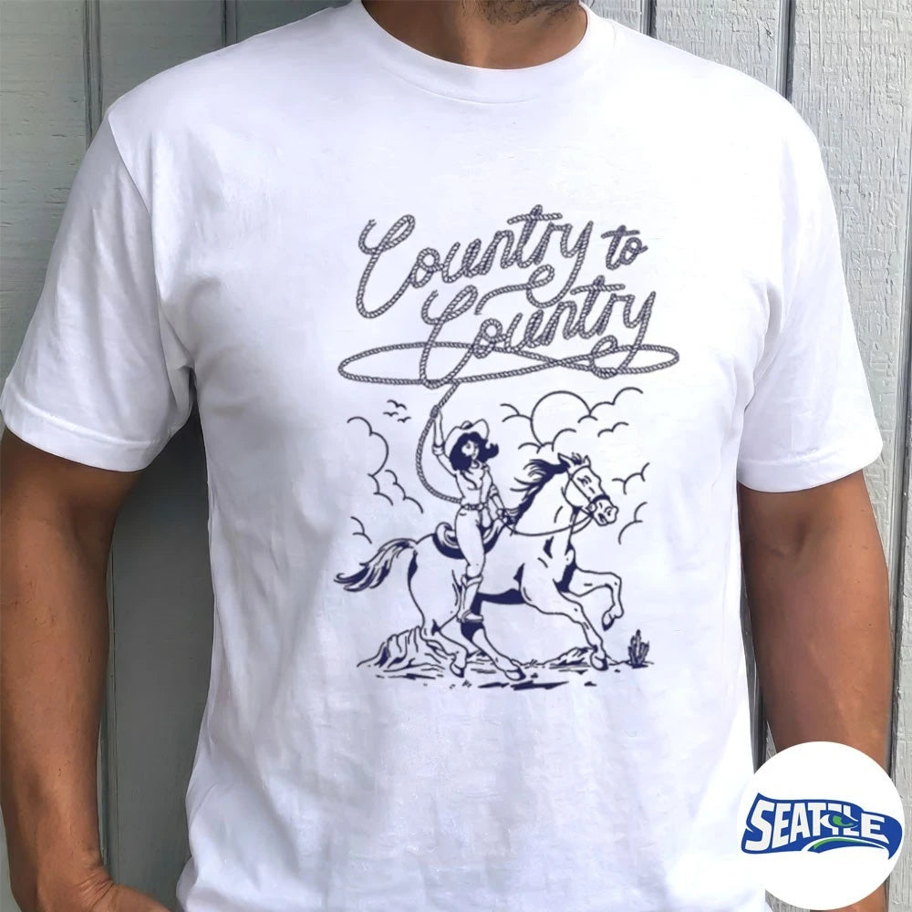 Official Country To Country 2026 Tour Rodeo Rider t-shirt