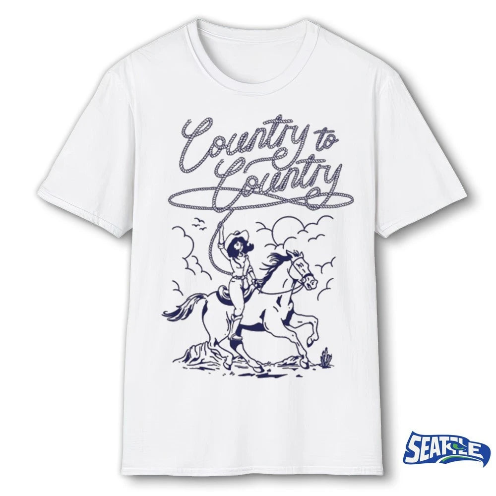 Official Country To Country 2026 Tour Rodeo Rider t-shirt