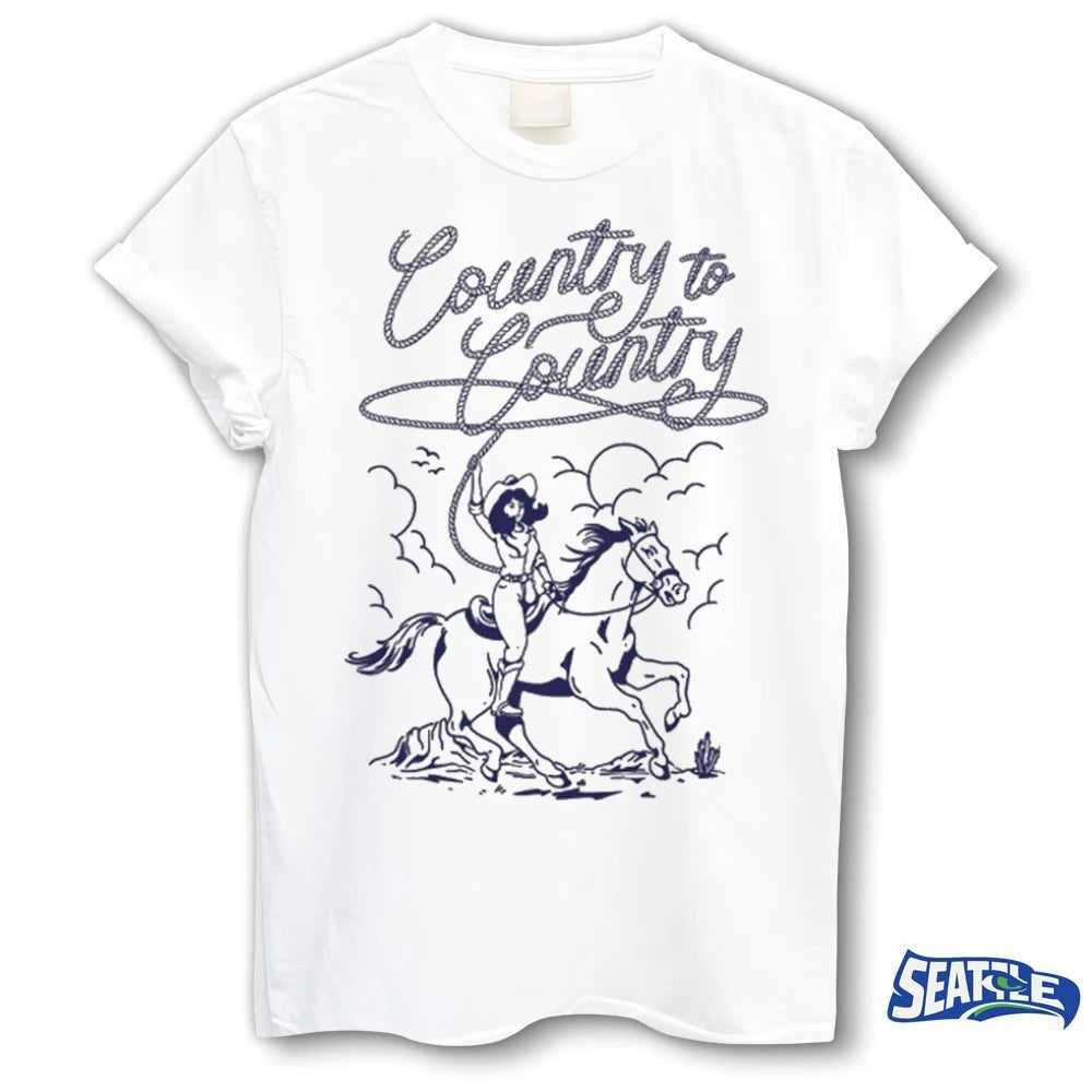 Official Country To Country 2026 Tour Rodeo Rider t-shirt