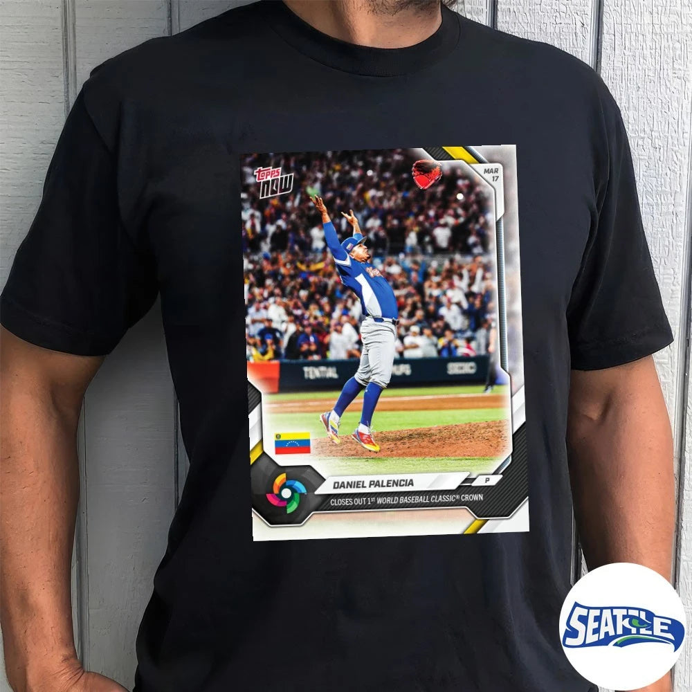 Official Daniel Palencia Closes Out 1St 2026 World Baseball Classic Topps NOW Card t-shirt