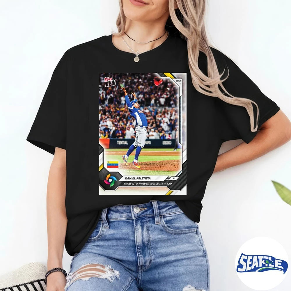 Official Daniel Palencia Closes Out 1St 2026 World Baseball Classic Topps NOW Card t-shirt