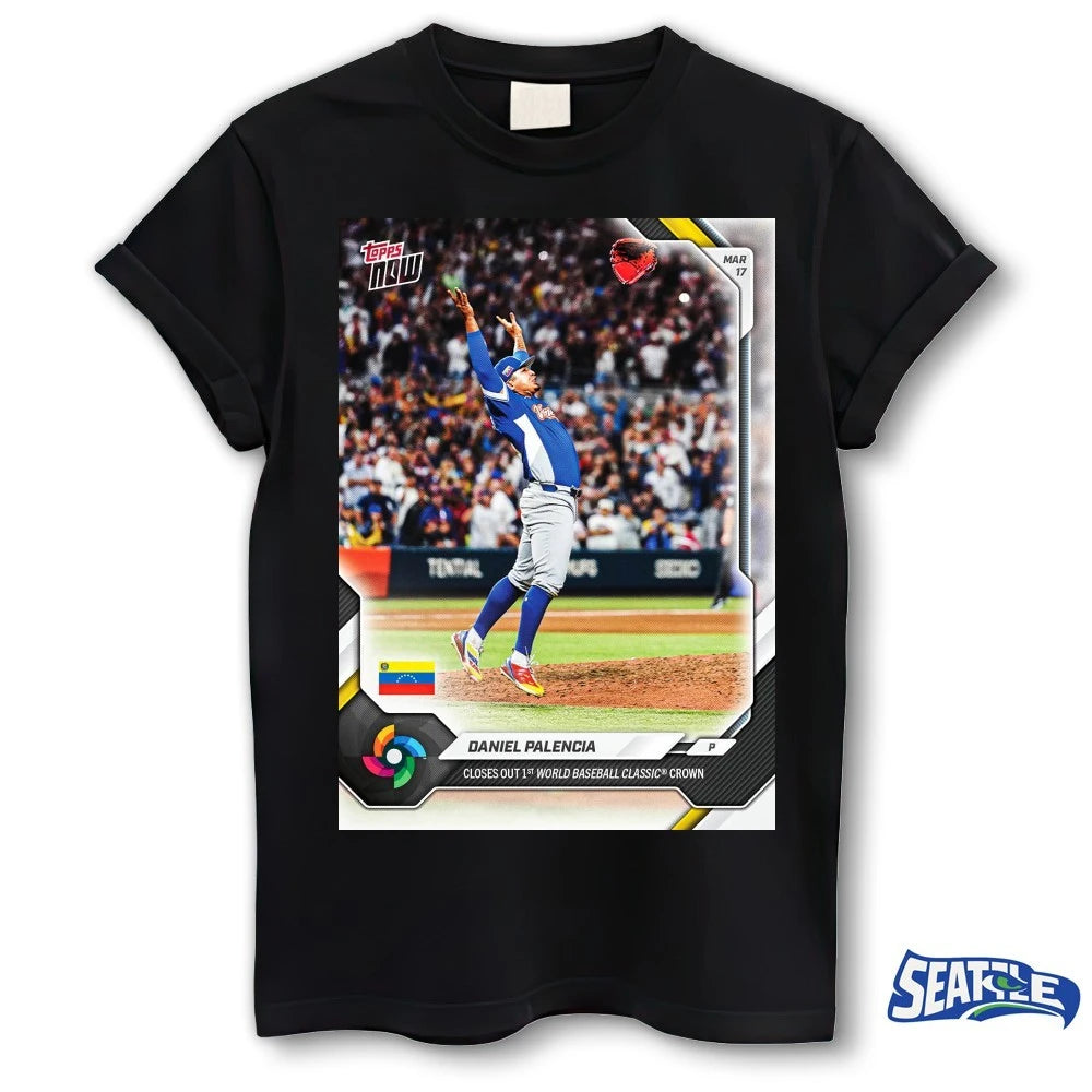 Official Daniel Palencia Closes Out 1St 2026 World Baseball Classic Topps NOW Card t-shirt