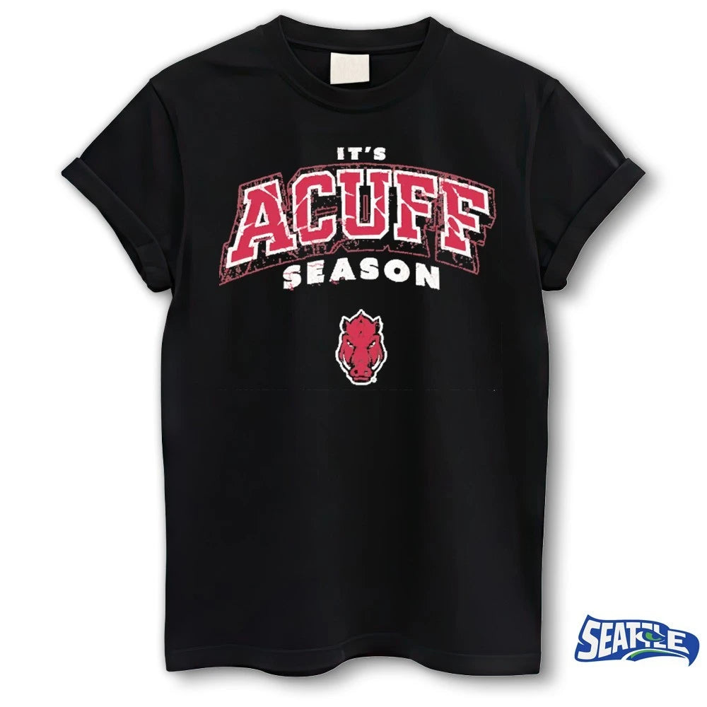 Official Darius Acuff Jr. It’s Acuff Season Arkansas Razorbacks Basketball t-shirt
